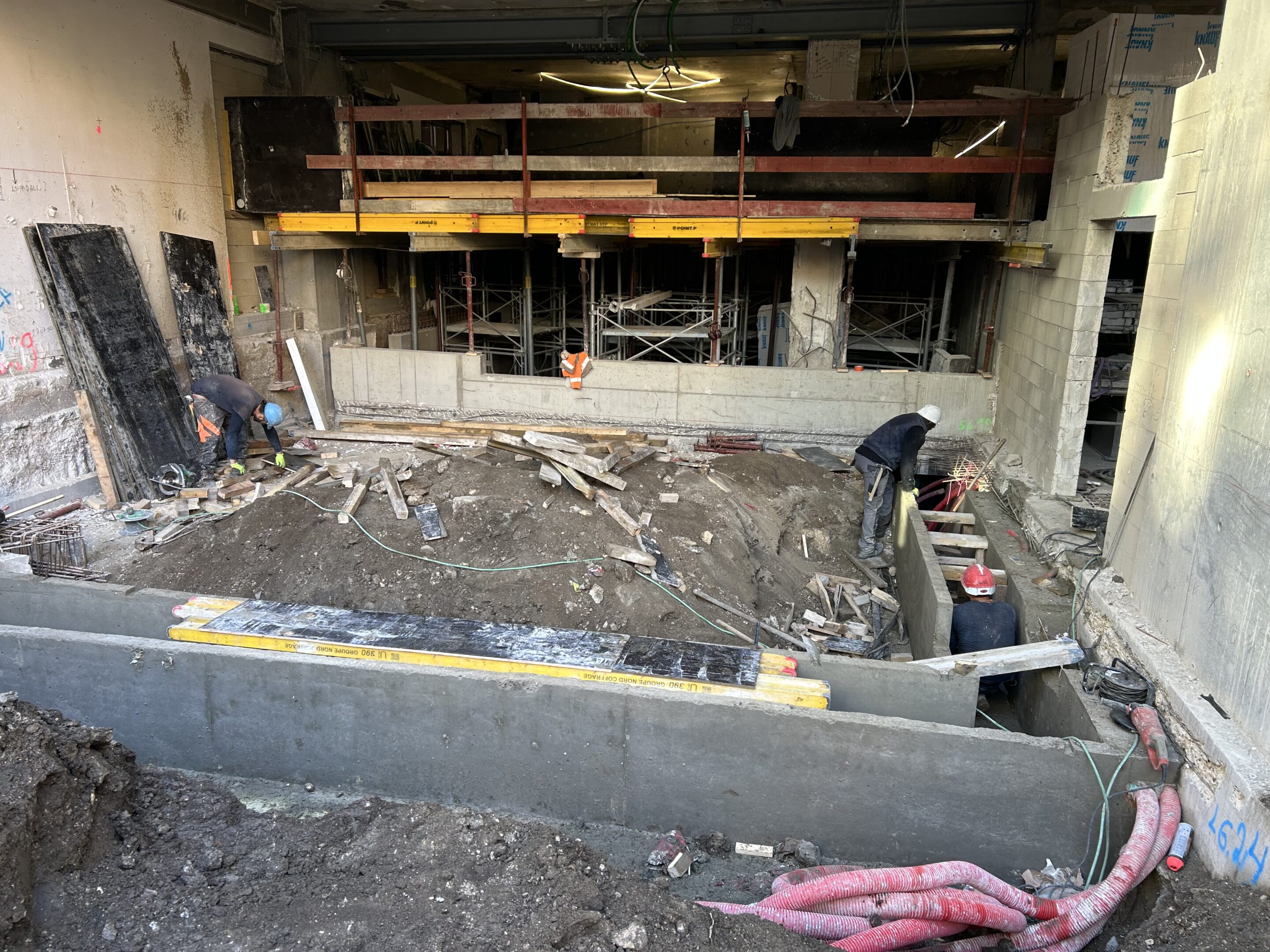 Chantier Entreprise Loï Réhabilitation de l'institut d'études Ibéro-Hispanique (75)